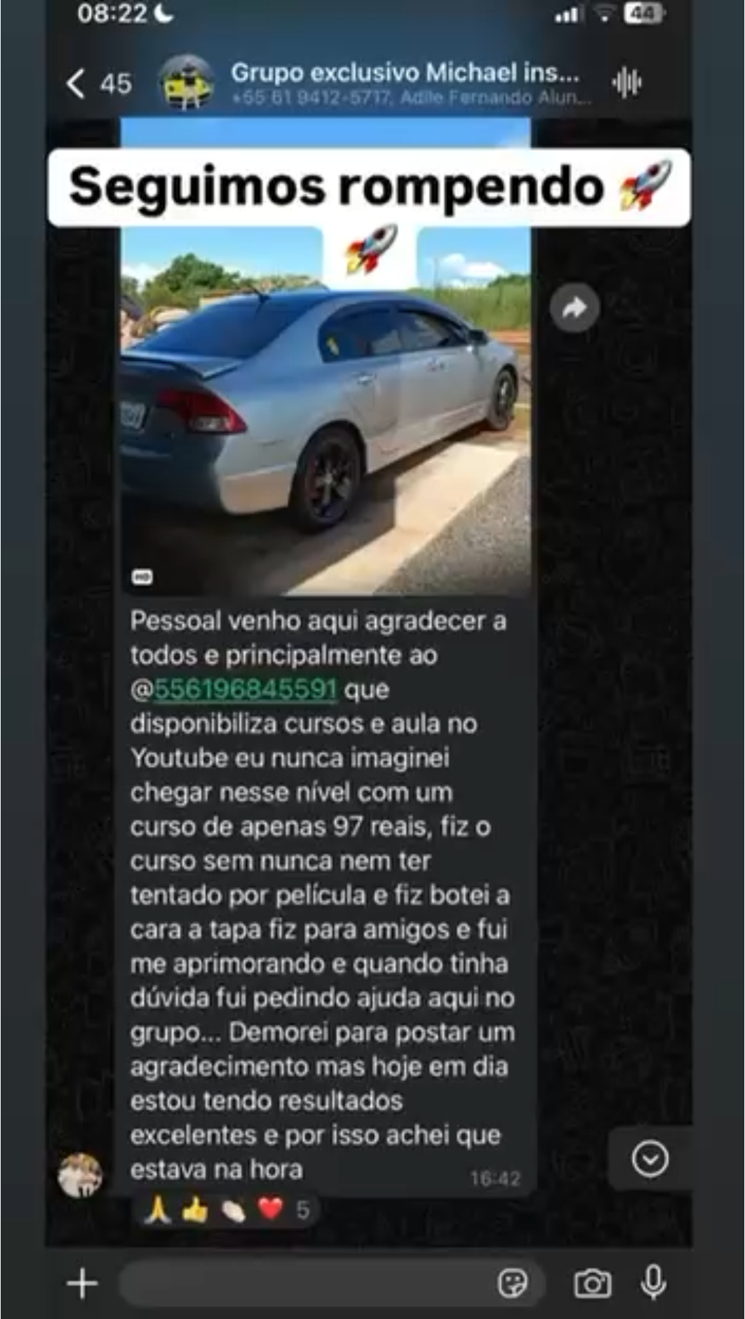 Depoimento de Aluno 3